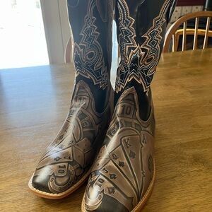 Royal Flush Brown Western Cowboy Boots